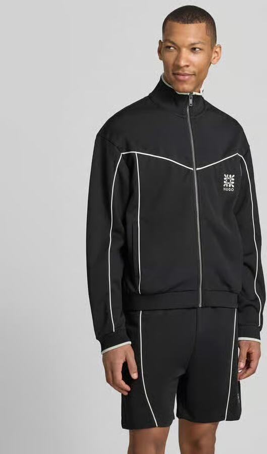 HUGO relaxed fit sweatjack van katoenmix model 'DARYNT' - Foto 3