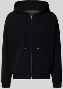 HUGO relaxed fit sweatjack van puur katoen model 'Hootailored262X'