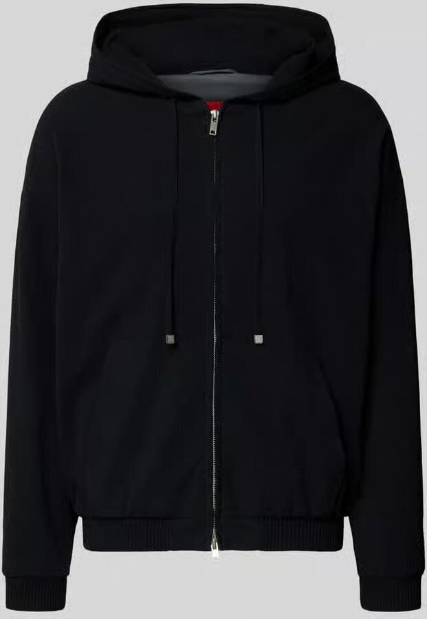 HUGO relaxed fit sweatjack van puur katoen model 'Hootailored262X' - Foto 2