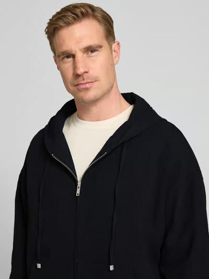 HUGO relaxed fit sweatjack van puur katoen model 'Hootailored262X'