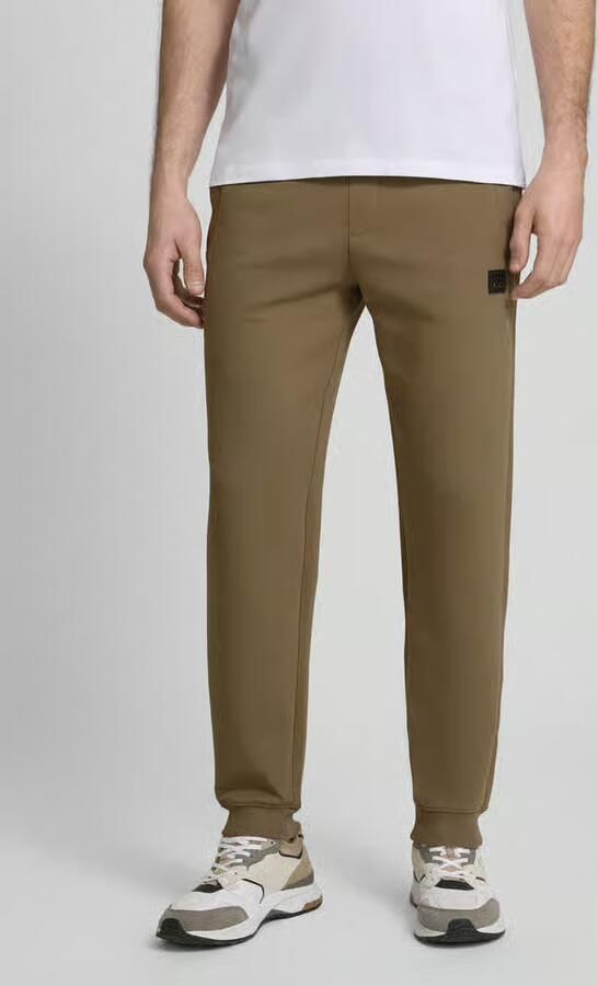 HUGO Relaxed fit sweatpants met labelbadge - Foto 2