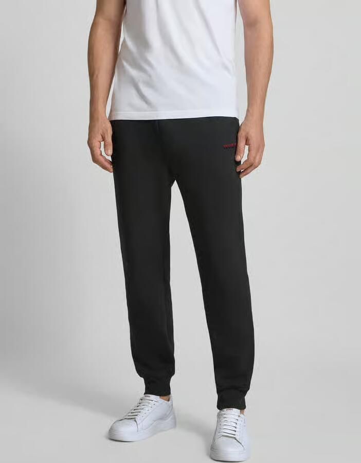 HUGO Relaxed fit sweatpants van katoenmix Model 'ATLAS' - Foto 2