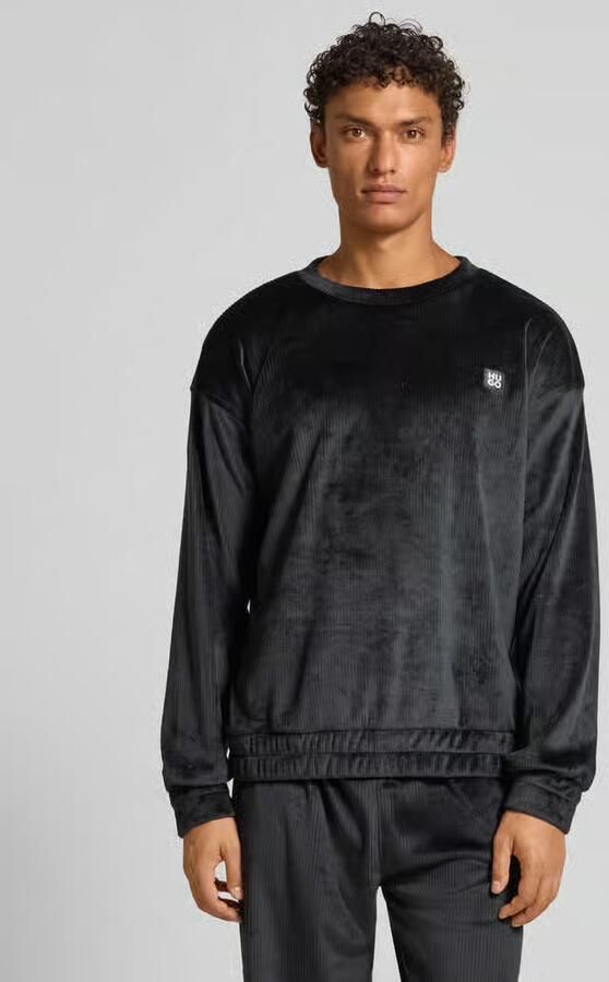 HUGO underwear Sweatshirt Ronde hals relaxed fit elastische tailleband fluweelkwaliteit - Foto 7