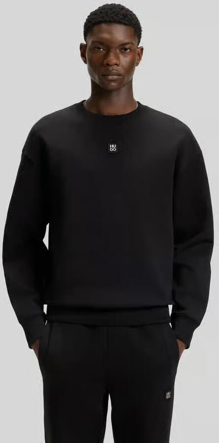 HUGO Relaxed fit sweatshirt van katoenmix model 'DETTIL' - Foto 6