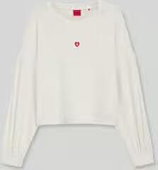 HUGO relaxed fit sweatshirt van modalmix model ' HEART'