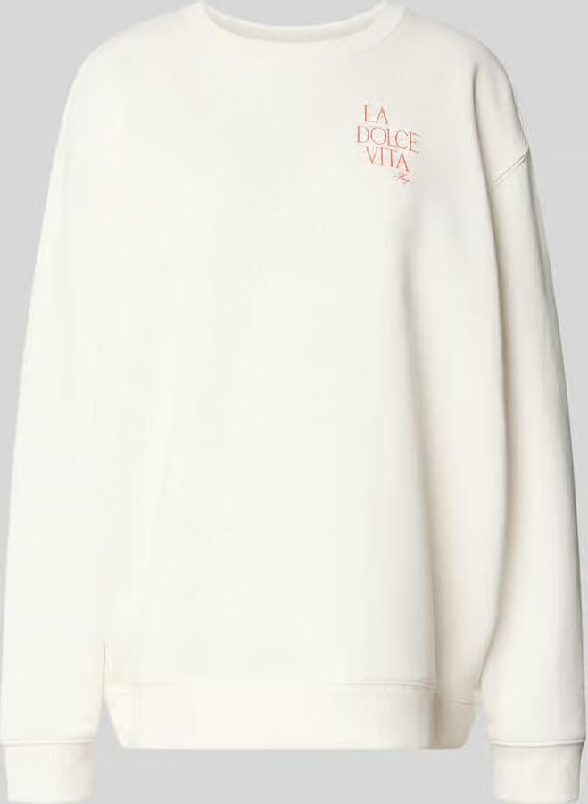 HUGO relaxed fit sweatshirt van puur katoen model 'CLASSIC CREW_9' - Foto 2
