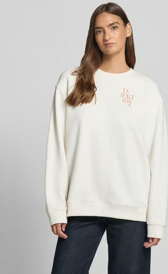 HUGO relaxed fit sweatshirt van puur katoen model 'CLASSIC CREW_9' - Foto 3
