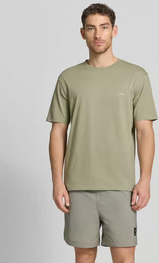 HUGO relaxed fit T-shirt met print aan de achterkant - Foto 4