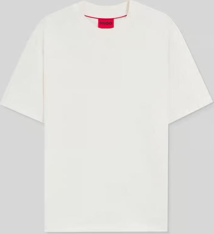 HUGO Heren Polo's & T-shirts Dapolino 10248326 Gebroken Wit