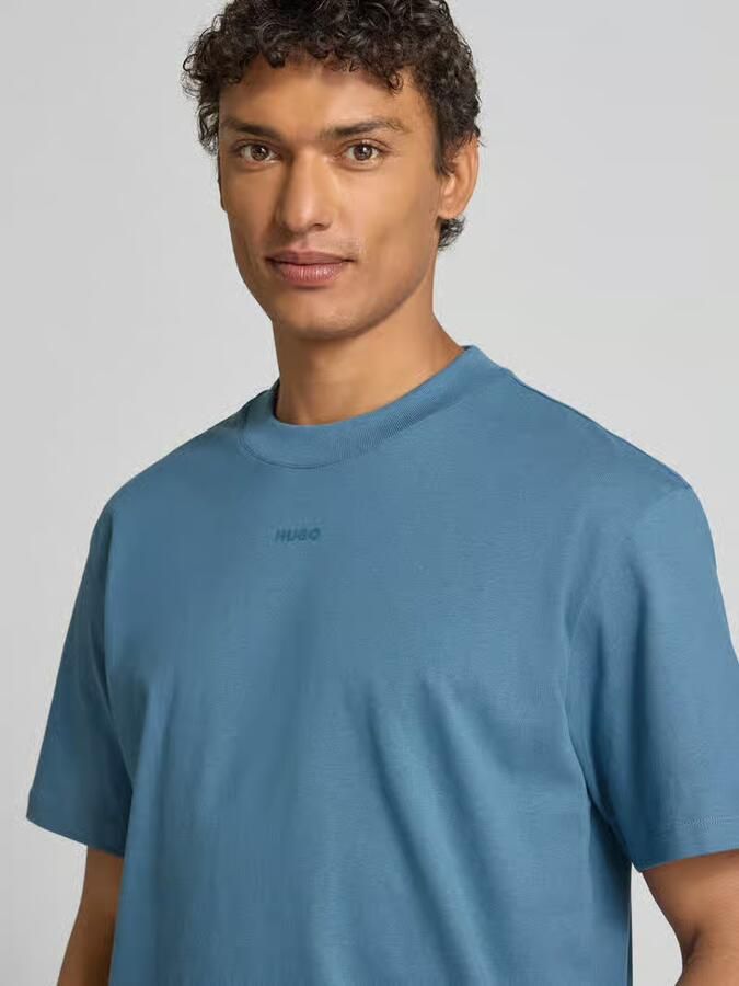 HUGO Relaxed fit T-shirt van puur katoen model 'DAPOLINO' - Foto 2