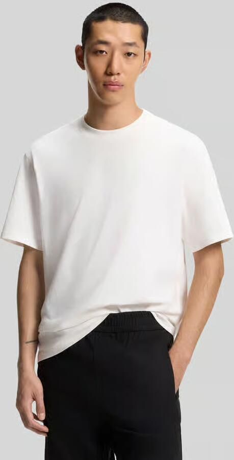 HUGO Heren Polo's & T-shirts Dapolino 10248326 Gebroken Wit - Foto 8