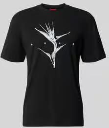 HUGO relaxed fit T-shirt van puur katoen model 'DARISE'