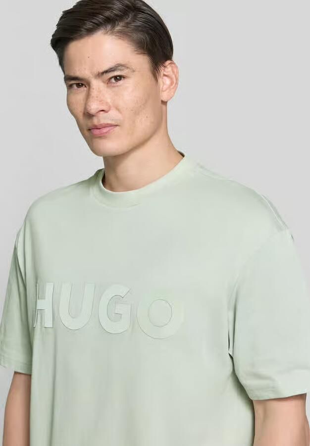 HUGO relaxed fit T-shirt van puur katoen model 'DINKEE'