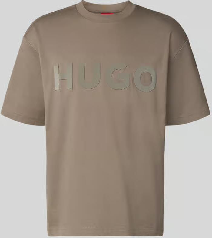 HUGO relaxed fit T-shirt van puur katoen model 'DINKEE' - Foto 2