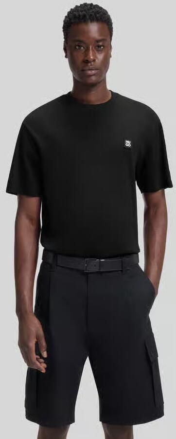 HUGO relaxed fit T-shirt van puur katoen model 'DROSTEE' - Foto 4