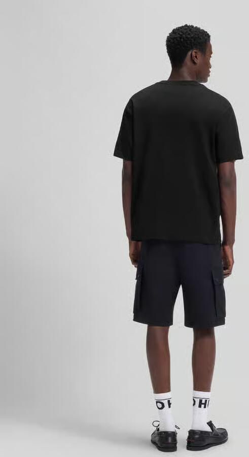 HUGO relaxed fit T-shirt van puur katoen model 'DROSTEE'