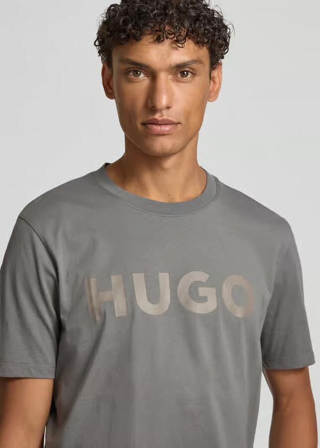 HUGO relaxed fit T-shirt van puur katoen model 'DULIVIO'