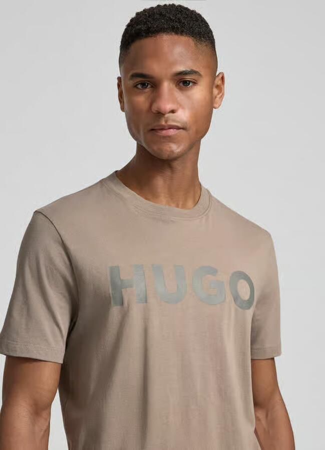 HUGO relaxed fit T-shirt van puur katoen model 'DULIVIO'