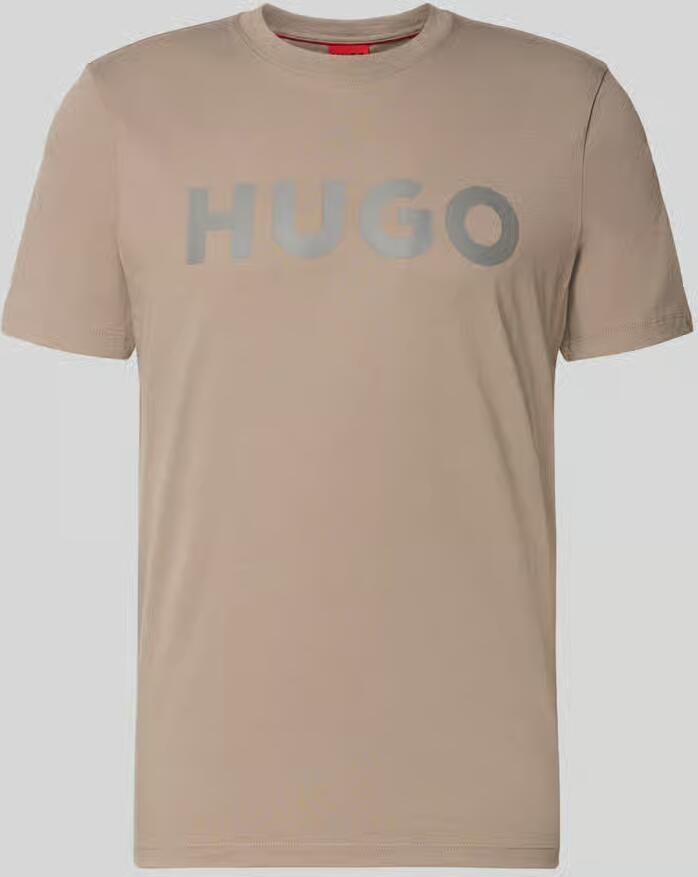 HUGO relaxed fit T-shirt van puur katoen model 'DULIVIO' - Foto 2