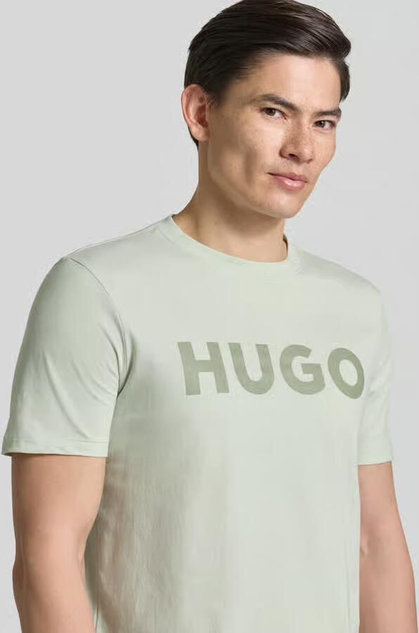 HUGO relaxed fit T-shirt van puur katoen model 'DULIVIO'