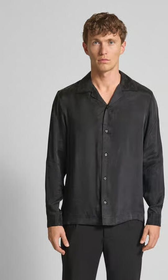 HUGO Relaxed fit vrijetijdsoverhemd met reverskraag model 'Espinone' - Foto 2