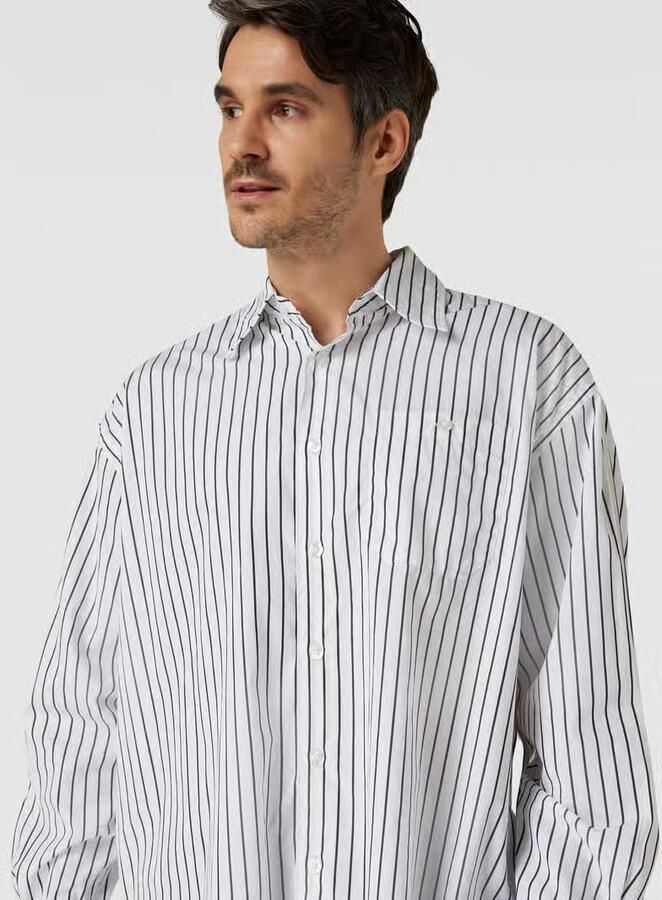 HUGO Relaxed fit vrijetijdsoverhemd met streepmotief model 'Emaio'