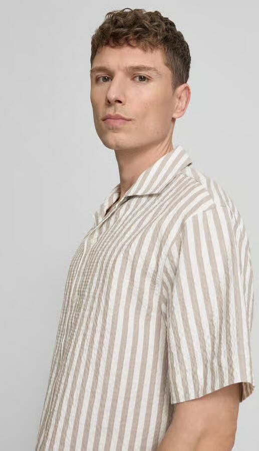HUGO relaxed fit vrijetijdsoverhemd van katoenmix model 'ESPINO'