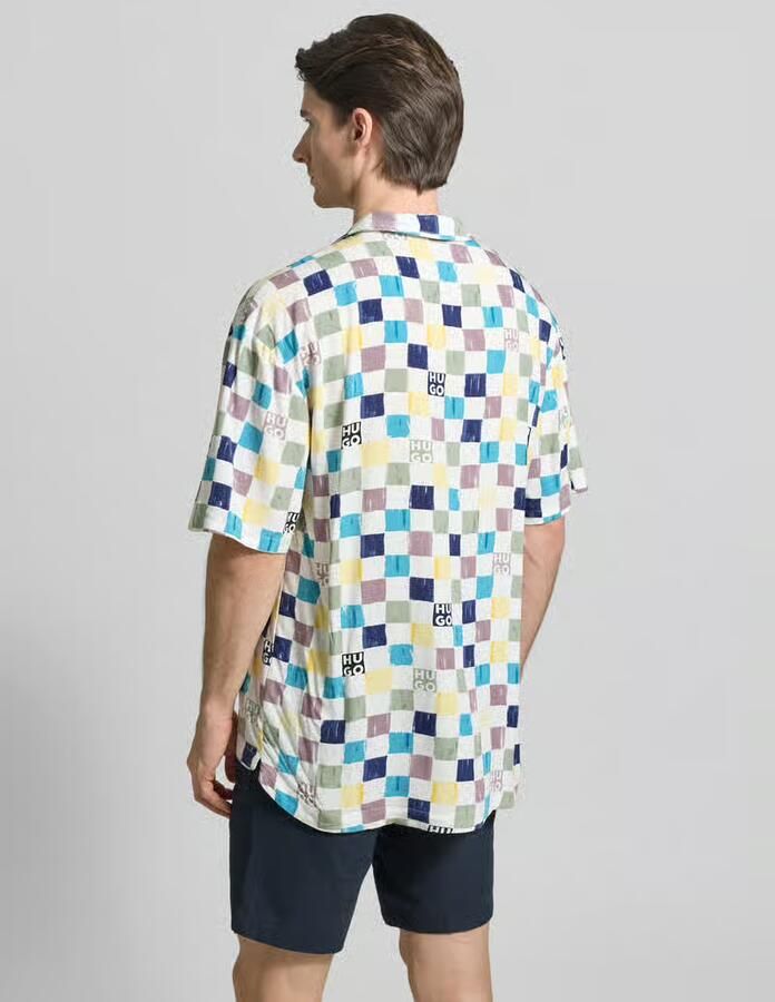 HUGO relaxed fit vrijetijdsoverhemd van pure viscose model 'BEACH' - Foto 2
