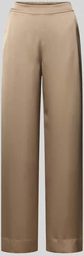 HUGO relaxed fit wide leg broek met elastische band model 'HASELI' - Foto 2