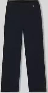 HUGO relaxed fit wijdte broek met logodetail model 'NADID'