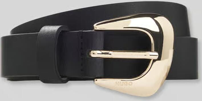 HUGO Riem van echt rundleer model 'Prisci_Sz25'