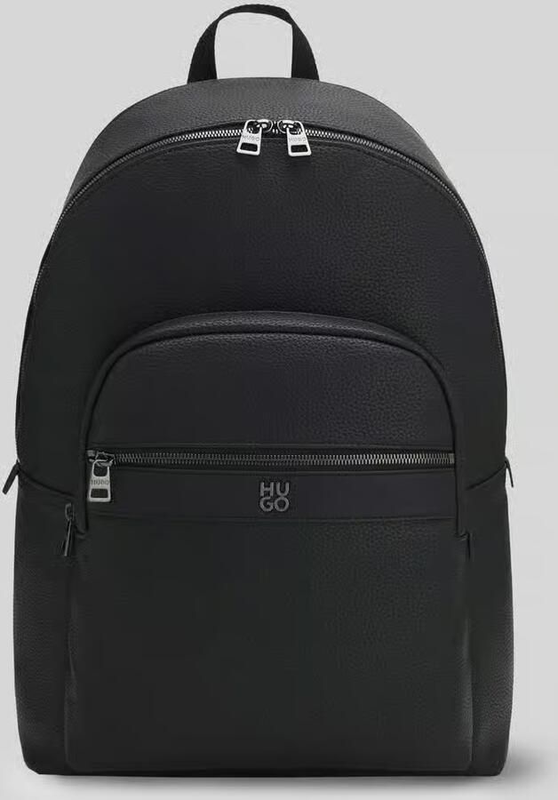 HUGO Rugzak in leerlook model 'QUANTIC_BACKPACK'