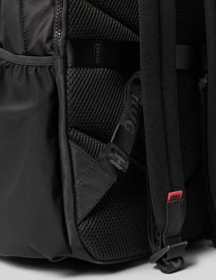 HUGO rugzak met labelapplicatie van metaal model 'AYDEN_NEW_BACKPACK'