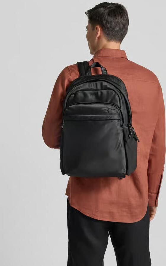 HUGO rugzak met labelapplicatie van metaal model 'AYDEN_NEW_BACKPACK' - Foto 2
