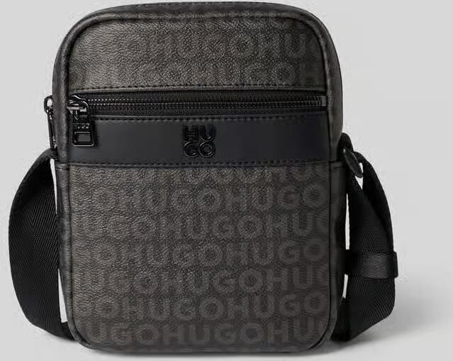 HUGO schoudertas in leerlook model 'QUANTIC_M_NS' - Foto 2