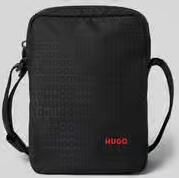 HUGO Schoudertas met all-over motief model 'Ethon_JQ_NEW NS ZIP'