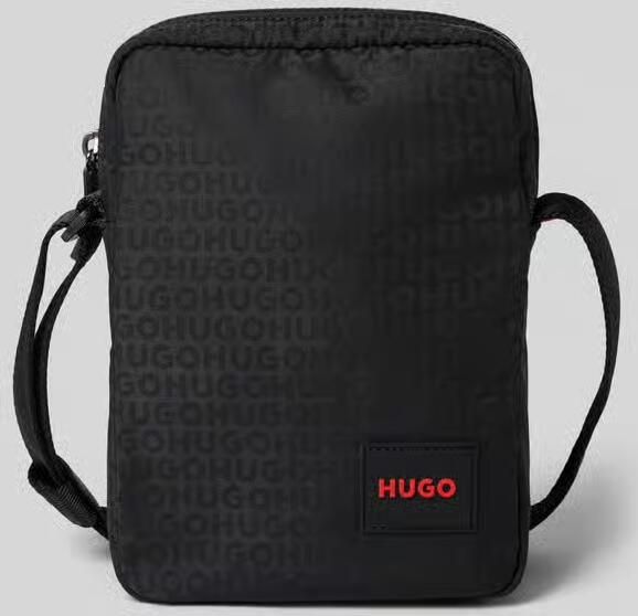 HUGO Schoudertas met all-over motief model 'Ethon_JQ_NEW NS ZIP' - Foto 2