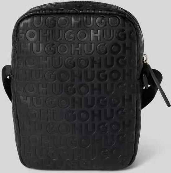 HUGO Schoudertas met labelpatch model 'ETHON'