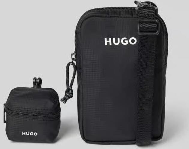 HUGO schoudertas met logodetail en mini etui - Foto 2