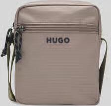 HUGO schoudertas met logodetail