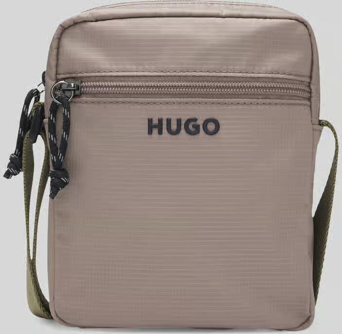 HUGO schoudertas met logodetail
