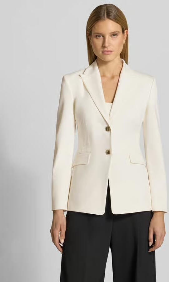 HUGO Shaped fit Blazer met stijgend revers Model 'ASMALLA' - Foto 2