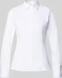 HUGO Shaped fit overhemdblouse van katoenmix model 'THE FITTED SHIRT'