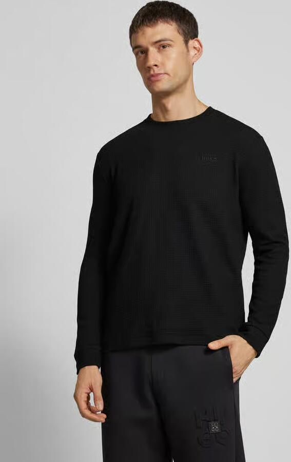 HUGO Shirt met lange mouwen en ronde hals model 'Austin' - Foto 12