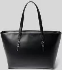 HUGO Shopper in leerlook model 'SYNDRA_SHOPPER'