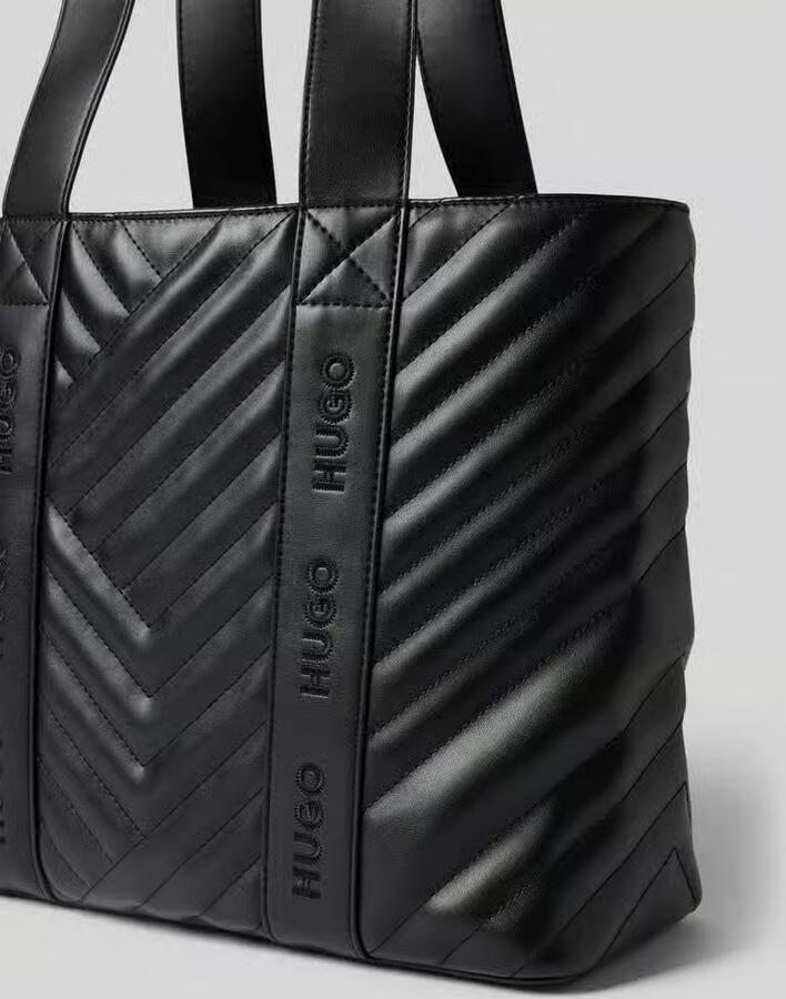 HUGO Shopper van kunstleer model 'BECKY QL_TOTE SM' - Foto 2