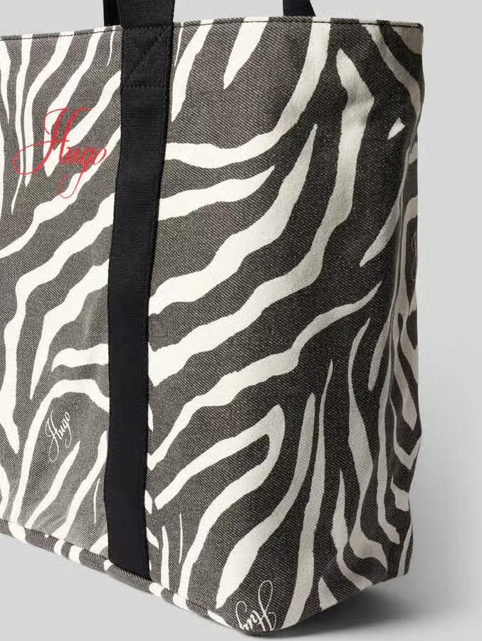 HUGO shopper van puur katoen model 'BECKY ZE_TOTE'