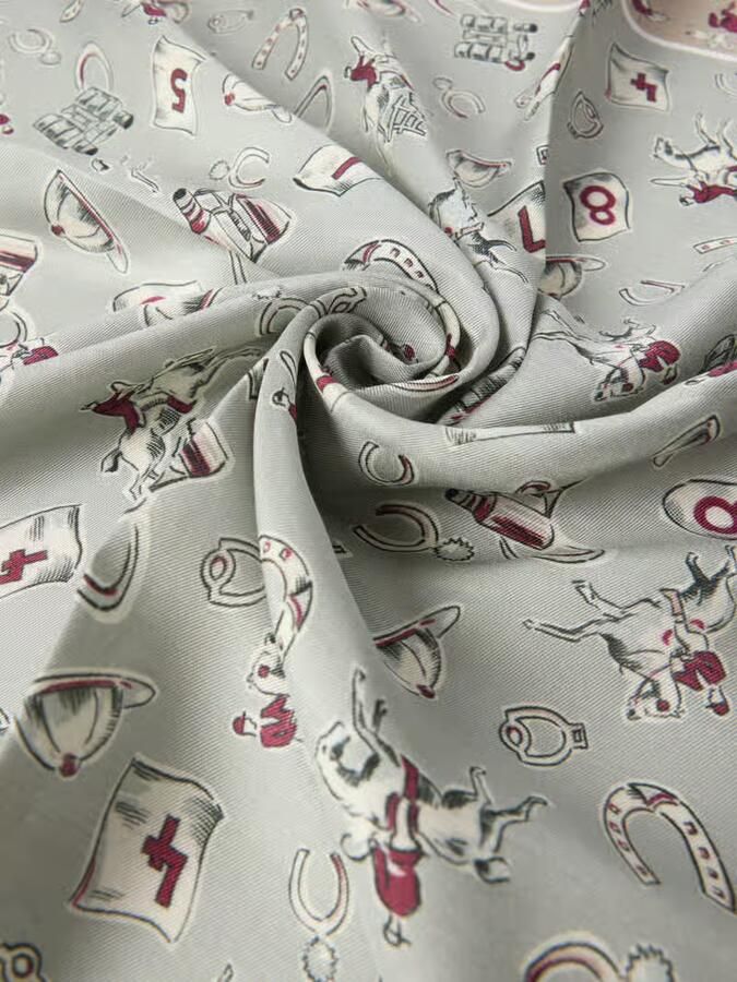 HUGO Sjaal van mix van viscose en zijde model 'BANDANA CM 60X60'