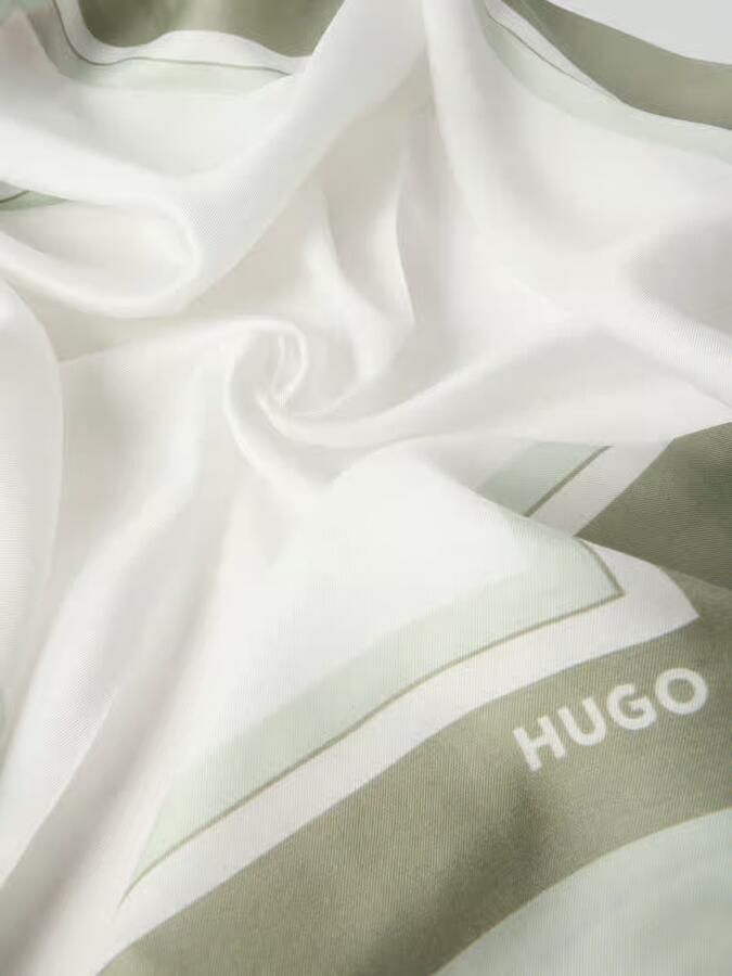 HUGO Sjaal van mix van viscose en zijde model 'BANDANA'