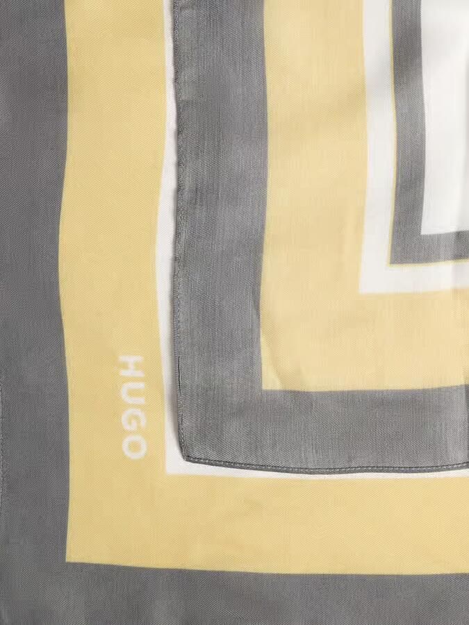 HUGO Sjaal van mix van viscose en zijde model 'BANDANA'